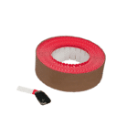 Rol teslin sleutellabels met rode clip