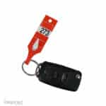 ID genummerde sleutellabels 4-delige set. sleutellabel met nummer rood