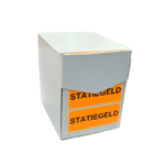 Statiegeld etiket oranje