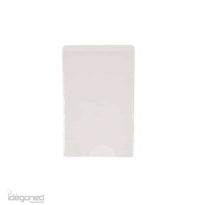 Zelfklevend transparante hoesje voor afspraakkaartjes