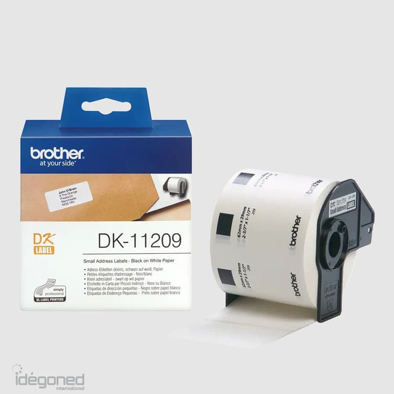 DK11209 Brother DK11209 Thermisch etiket Idegoned Brother DK11209 etiket