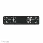 Oplegmodel kentekenplaathouder met tekstrand