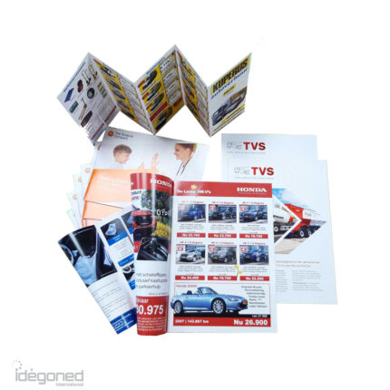 Folders flyers en brochures