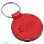 Ronde sleutelhanger rood PO2009