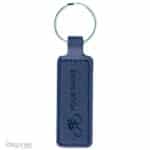 Sleutelhanger PO2052 blauw rechthoek