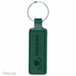 Sleutelhanger PO2052 groen rechthoek