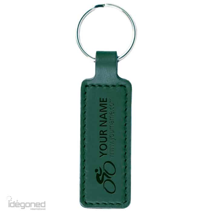 Sleutelhanger PO2052 groen rechthoek