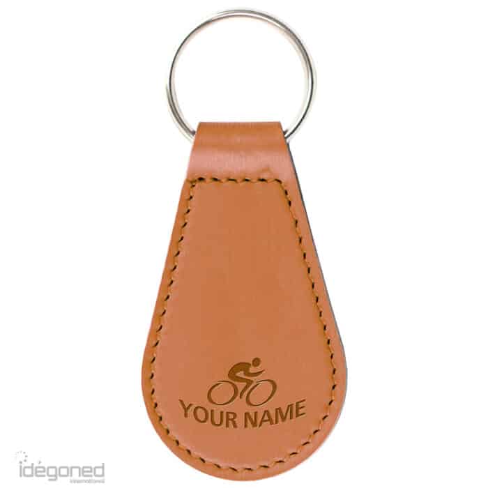 Sleutelhanger druppel cognac PO2427