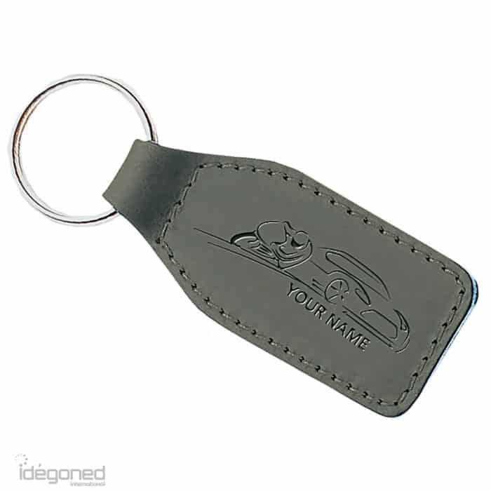 Sleutelhanger P02046 grijs