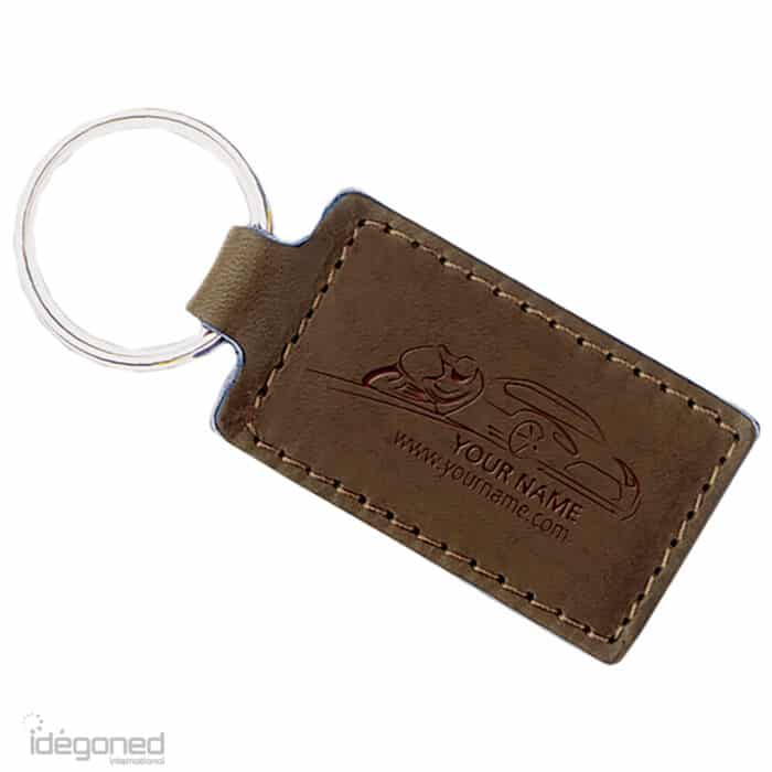 PO2016 Sleutelhanger Idegoned donkerbruin