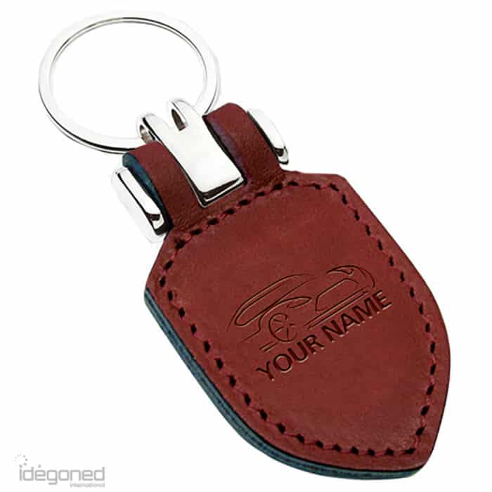 PO2615 Sleutelhanger Idegoned donkerrood bordeaux