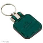 Sleutelhanger P02743 groen kunstleer Idegoned