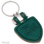 Sleutelhanger P02778 groen kunstleer Idegoned