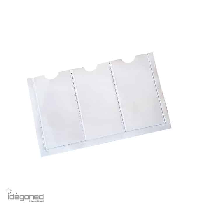 Zelfklevend transparant hoesje voor smeerkaartjes oliekaartjes of afspraakkaartjes