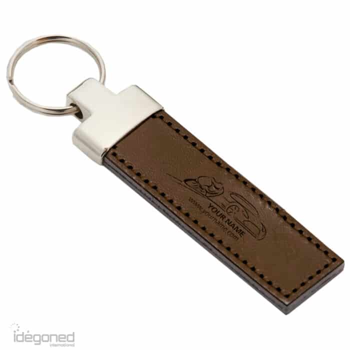 P02599 Sleutelhanger Idegoned Bruin
