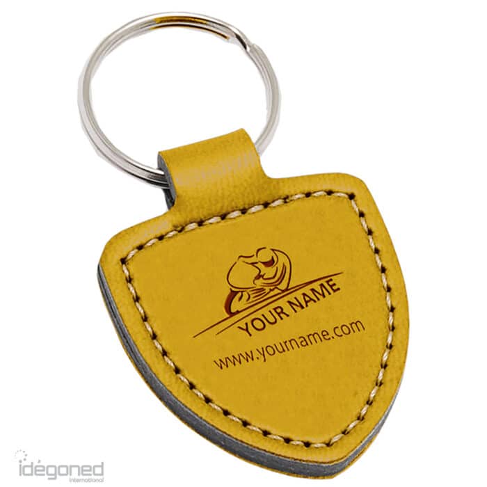 P02777 Sleutelhanger Idegoned Okergeel