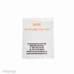 Transparant bedrukt mapje A6