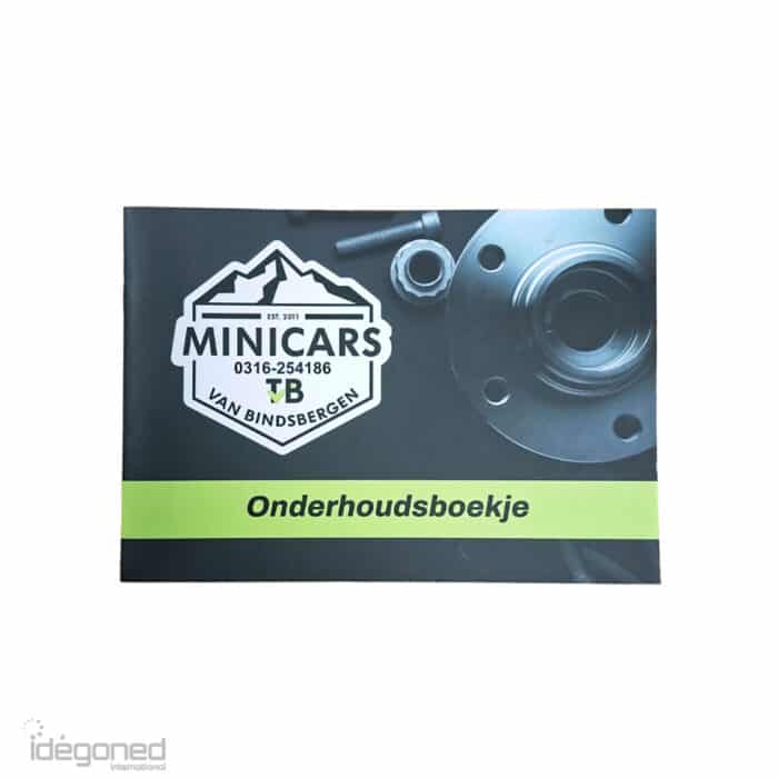 Onderhoudsboekje Minicars universeel