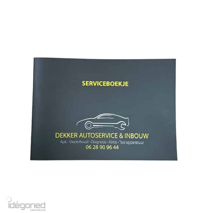 Onderhoudsboekjes serviceboekjes met eigen logo