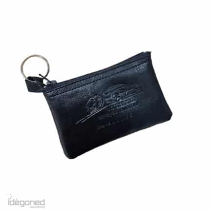1056 kunstlederen sleuteltasje met blinddruk