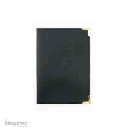 Kentekenetui met goudkleurige hoekjes 1129 voorkant