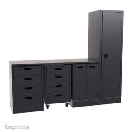 Kastenwand werkplaats